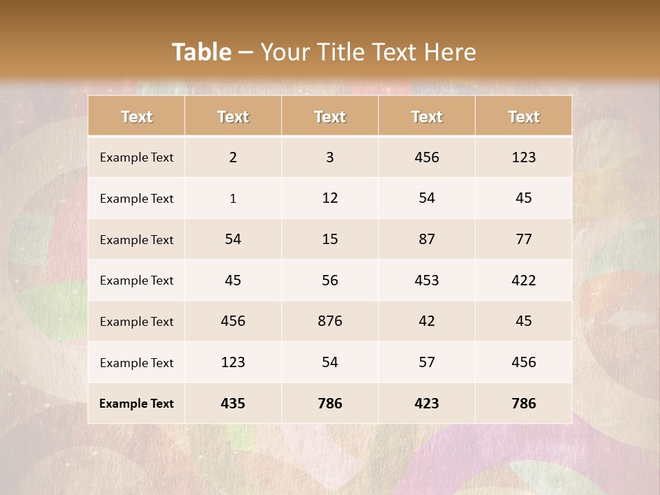 Strip Crossing Retro PowerPoint Template
