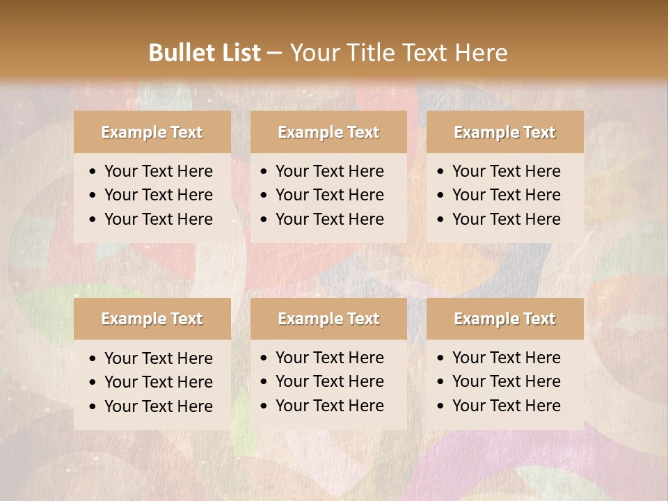 Strip Crossing Retro PowerPoint Template