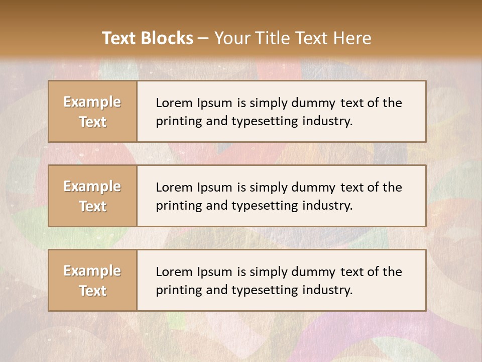 Strip Crossing Retro PowerPoint Template