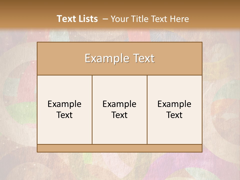 Strip Crossing Retro PowerPoint Template