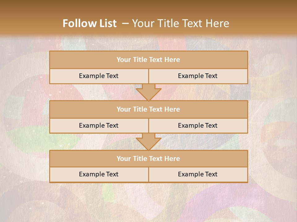 Strip Crossing Retro PowerPoint Template
