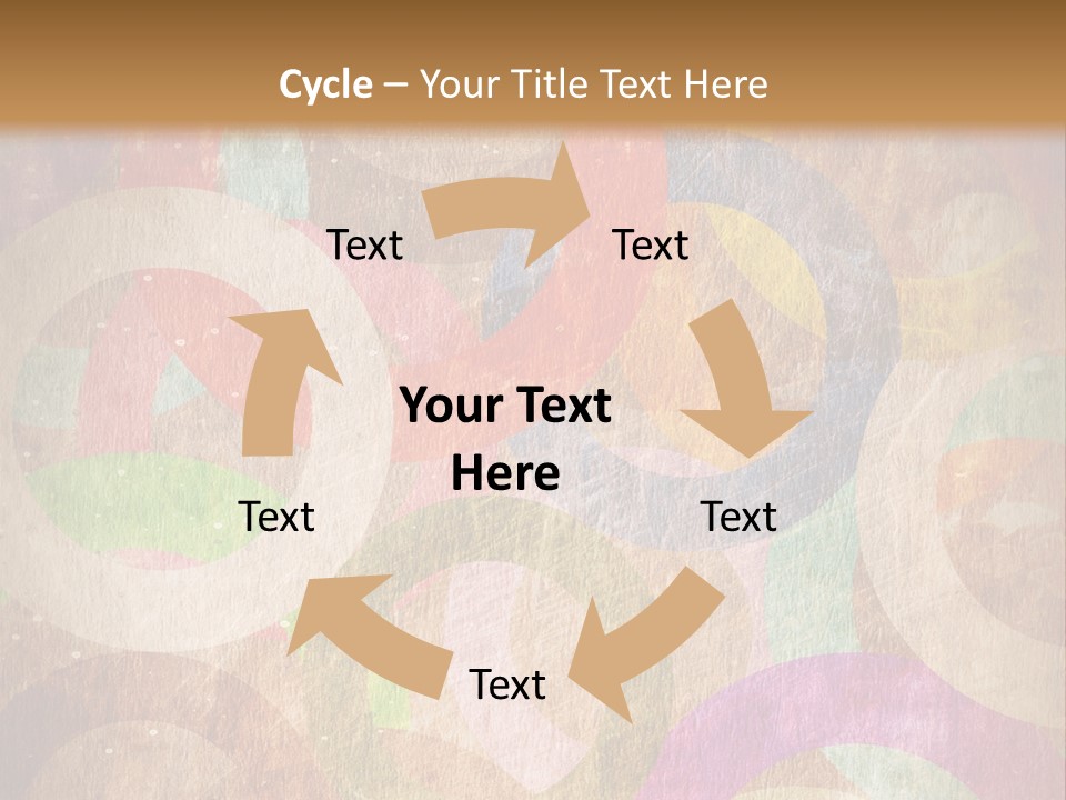 Strip Crossing Retro PowerPoint Template