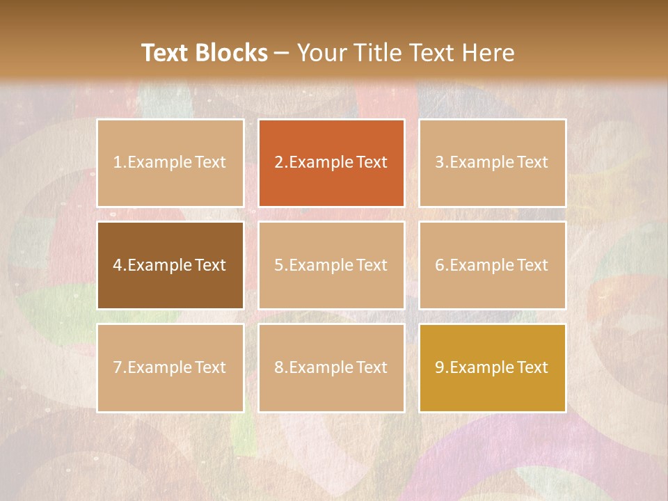Strip Crossing Retro PowerPoint Template