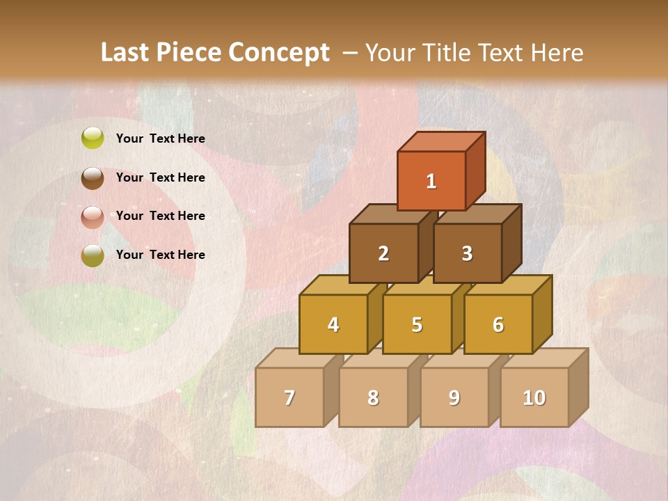 Strip Crossing Retro PowerPoint Template