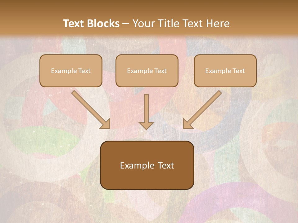 Strip Crossing Retro PowerPoint Template