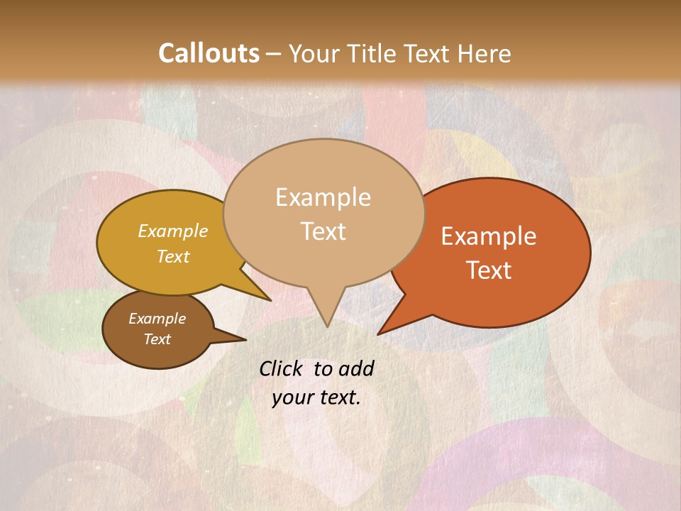 Strip Crossing Retro PowerPoint Template