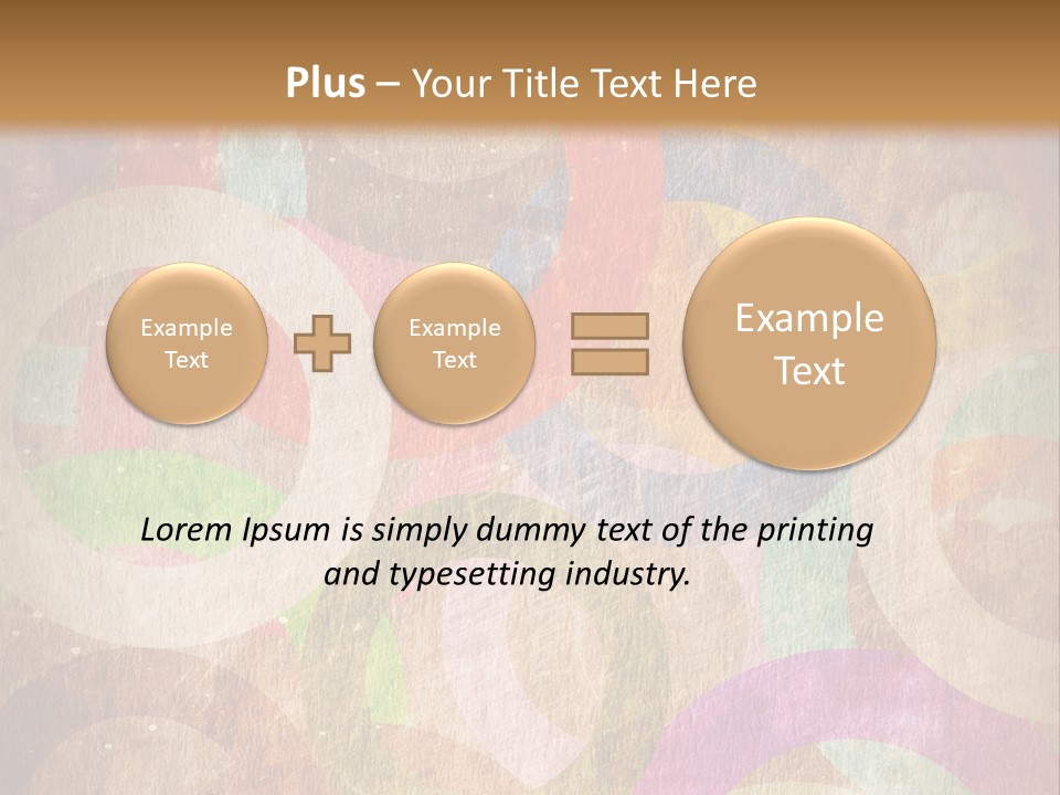 Strip Crossing Retro PowerPoint Template