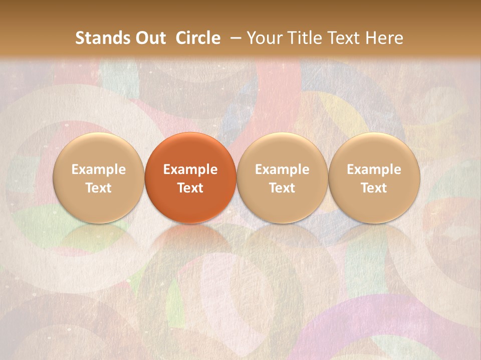 Strip Crossing Retro PowerPoint Template