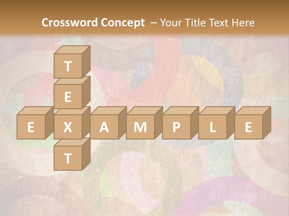 Strip Crossing Retro PowerPoint Template