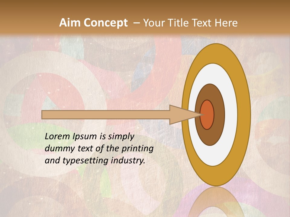 Strip Crossing Retro PowerPoint Template