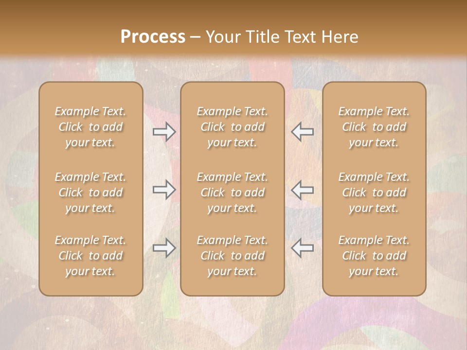 Strip Crossing Retro PowerPoint Template