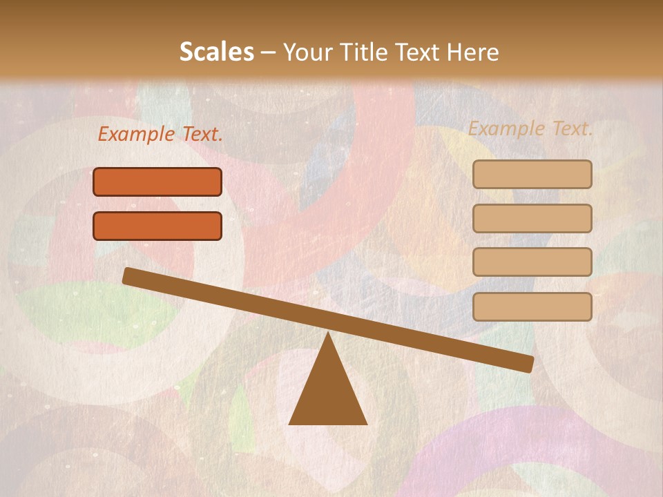 Strip Crossing Retro PowerPoint Template