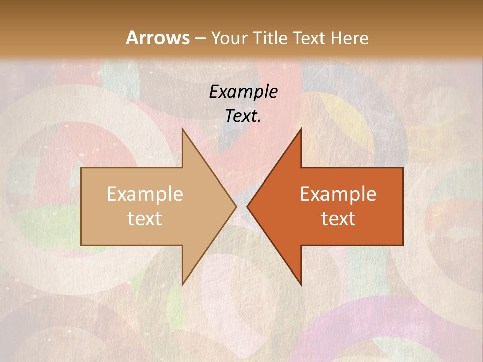 Strip Crossing Retro PowerPoint Template