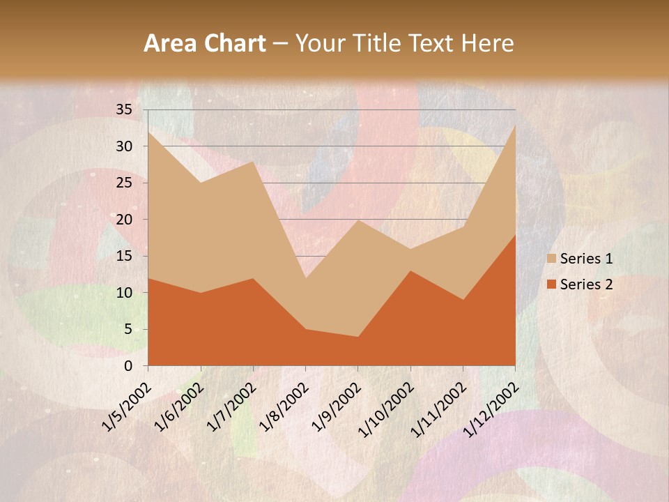 Strip Crossing Retro PowerPoint Template