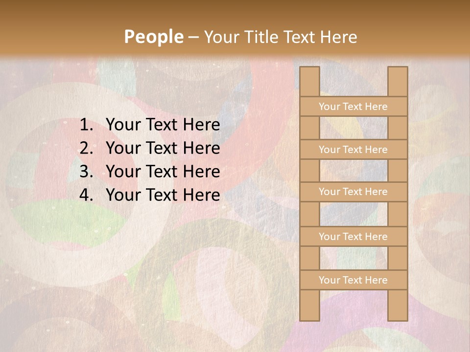 Strip Crossing Retro PowerPoint Template