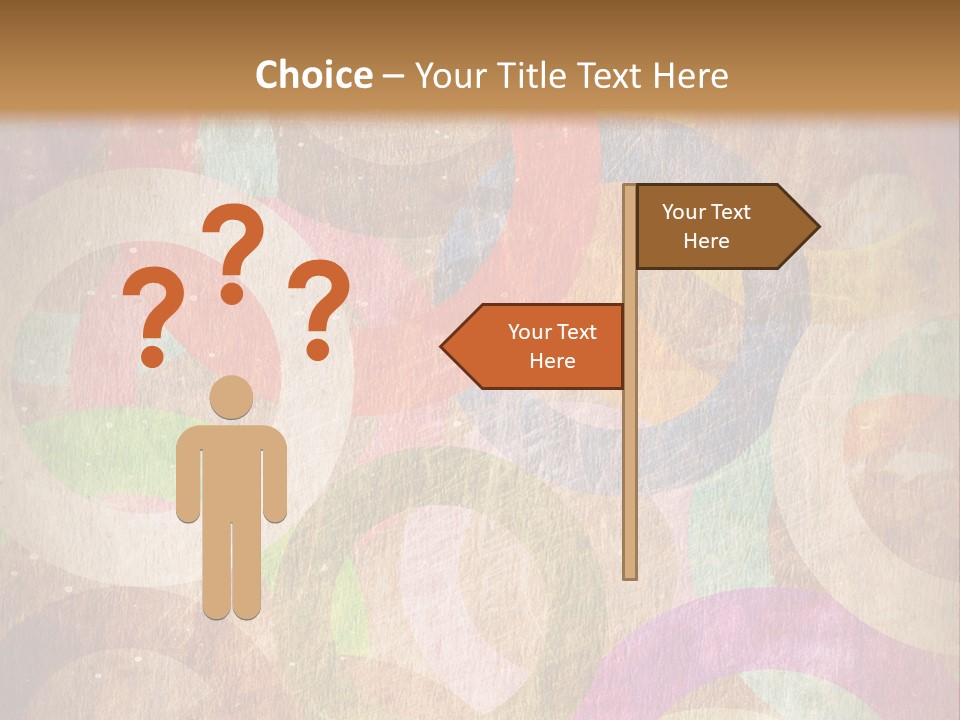 Strip Crossing Retro PowerPoint Template