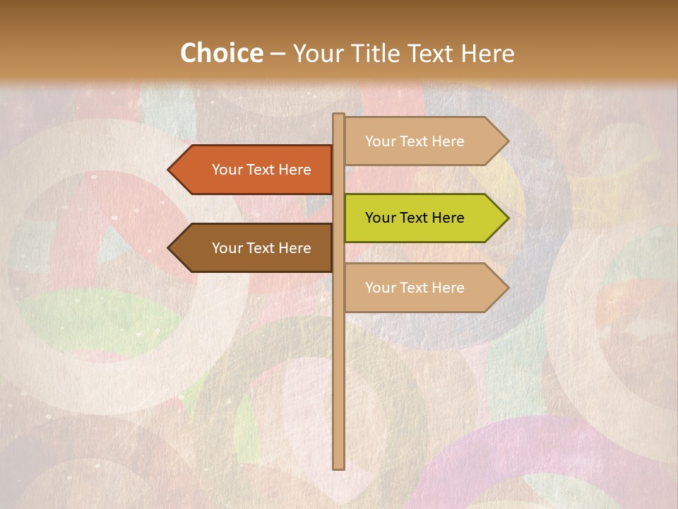 Strip Crossing Retro PowerPoint Template