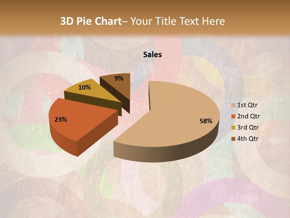 Strip Crossing Retro PowerPoint Template