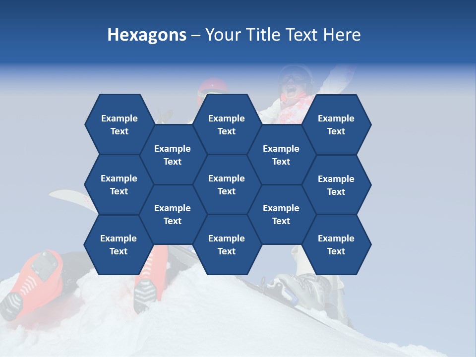 Ski Vacation Sun PowerPoint Template