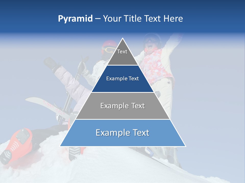 Ski Vacation Sun PowerPoint Template
