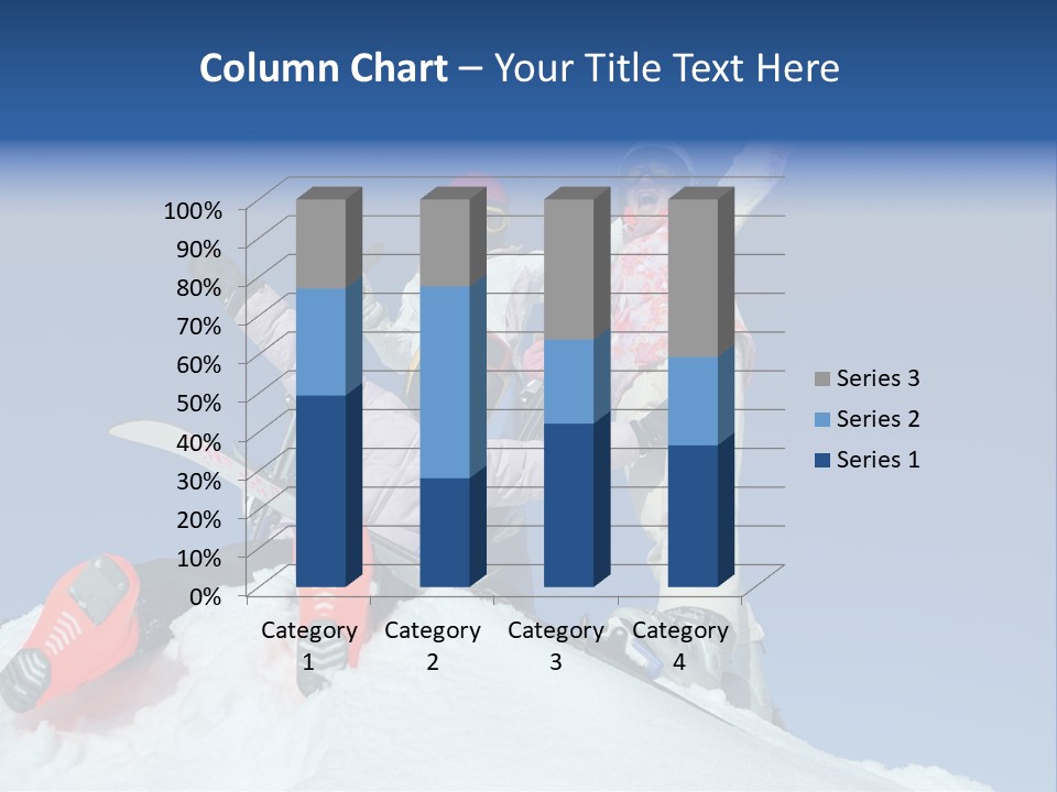 Ski Vacation Sun PowerPoint Template