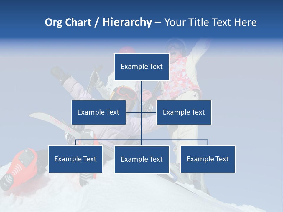 Ski Vacation Sun PowerPoint Template