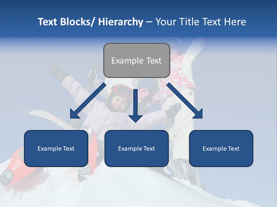 Ski Vacation Sun PowerPoint Template