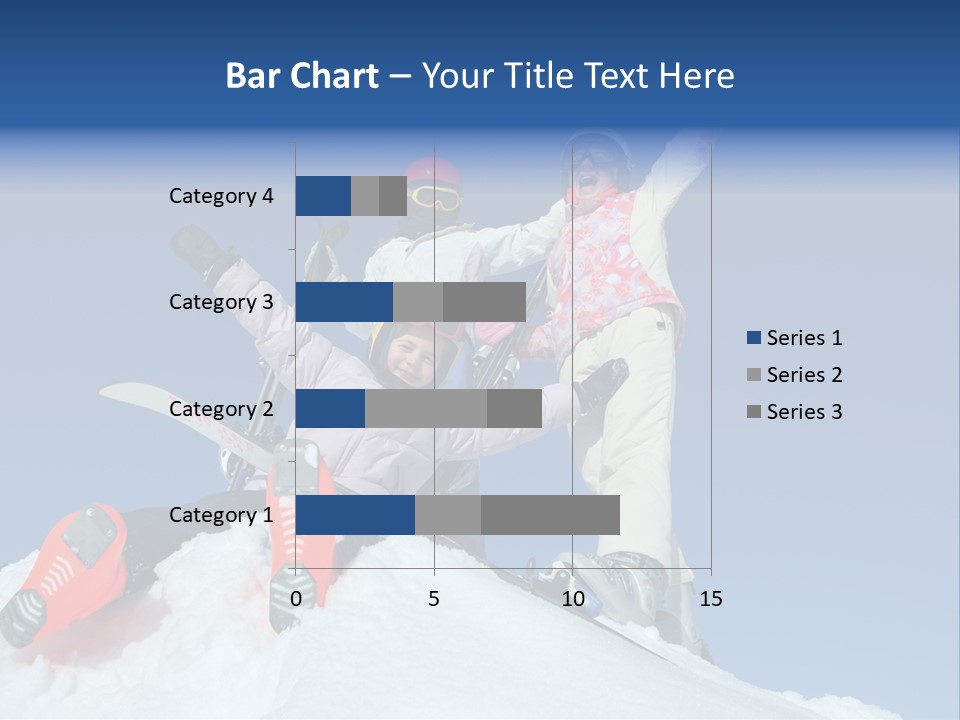 Ski Vacation Sun PowerPoint Template