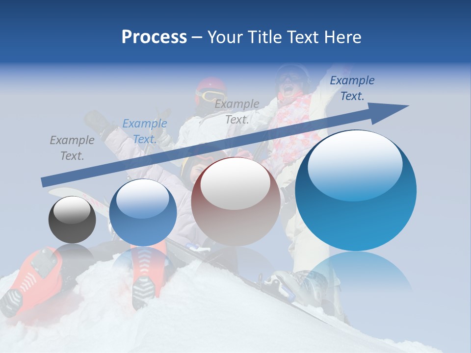 Ski Vacation Sun PowerPoint Template