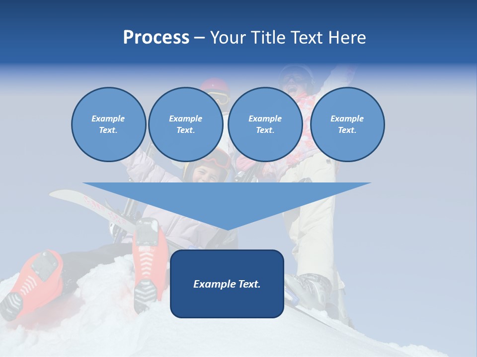 Ski Vacation Sun PowerPoint Template