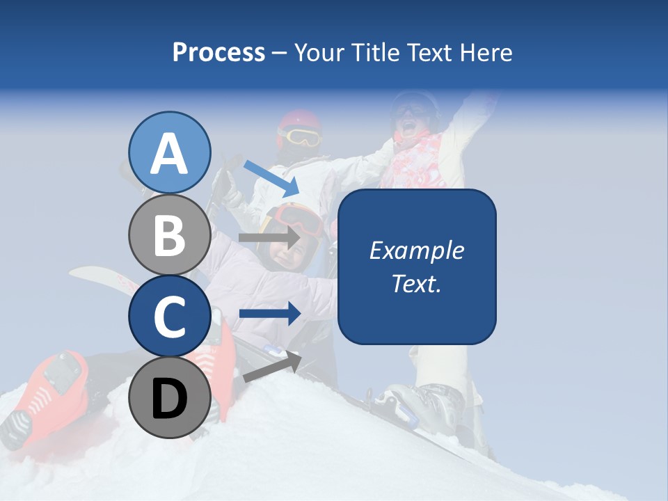 Ski Vacation Sun PowerPoint Template
