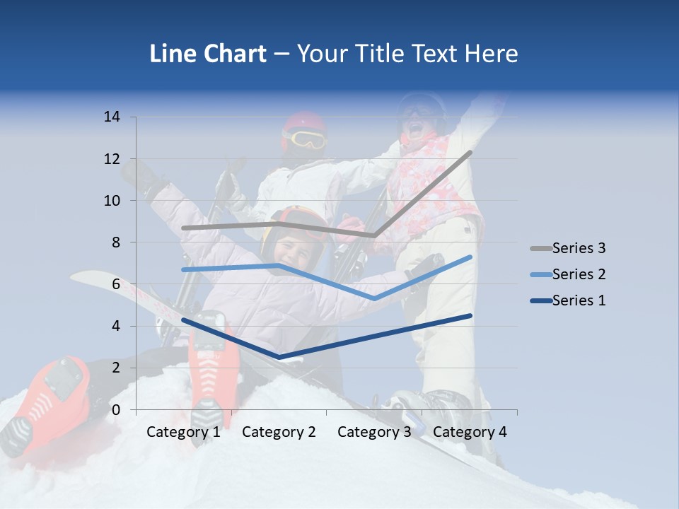 Ski Vacation Sun PowerPoint Template