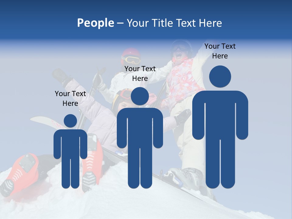 Ski Vacation Sun PowerPoint Template