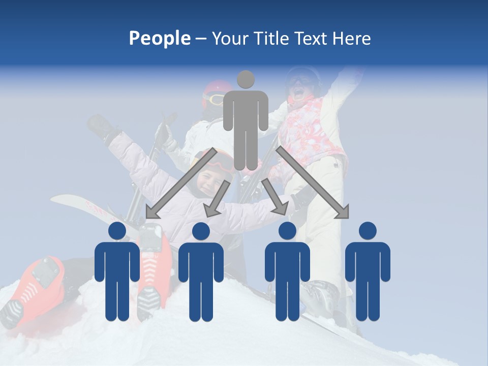 Ski Vacation Sun PowerPoint Template