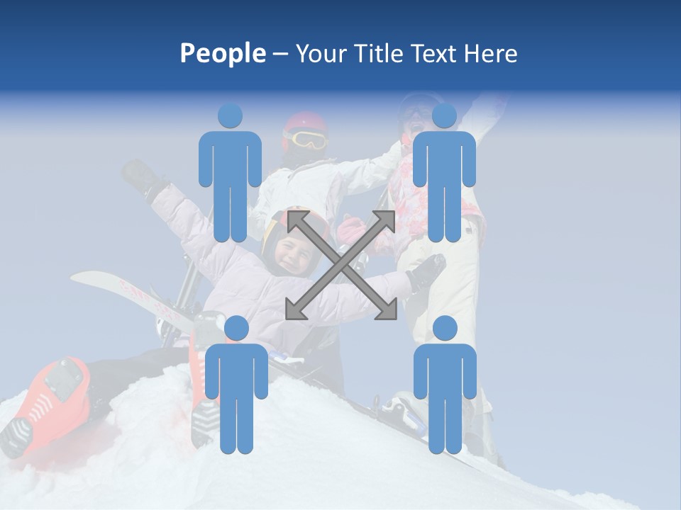 Ski Vacation Sun PowerPoint Template