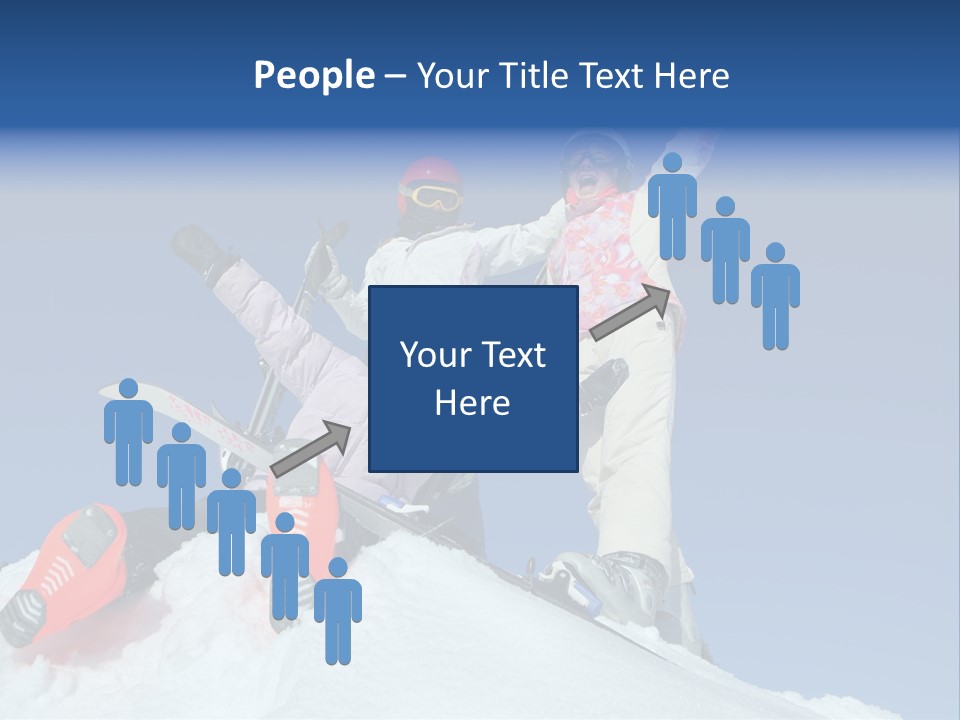 Ski Vacation Sun PowerPoint Template