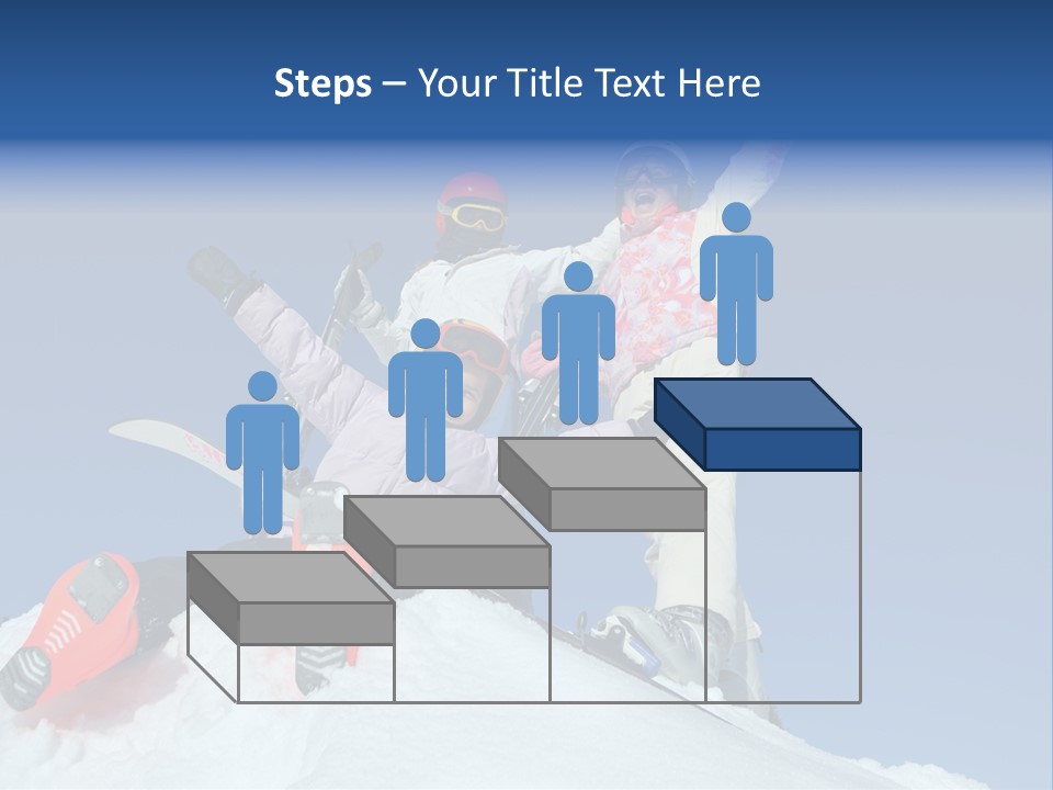Ski Vacation Sun PowerPoint Template