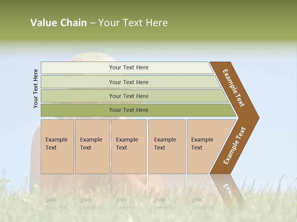 Peaceful Young Femininity PowerPoint Template