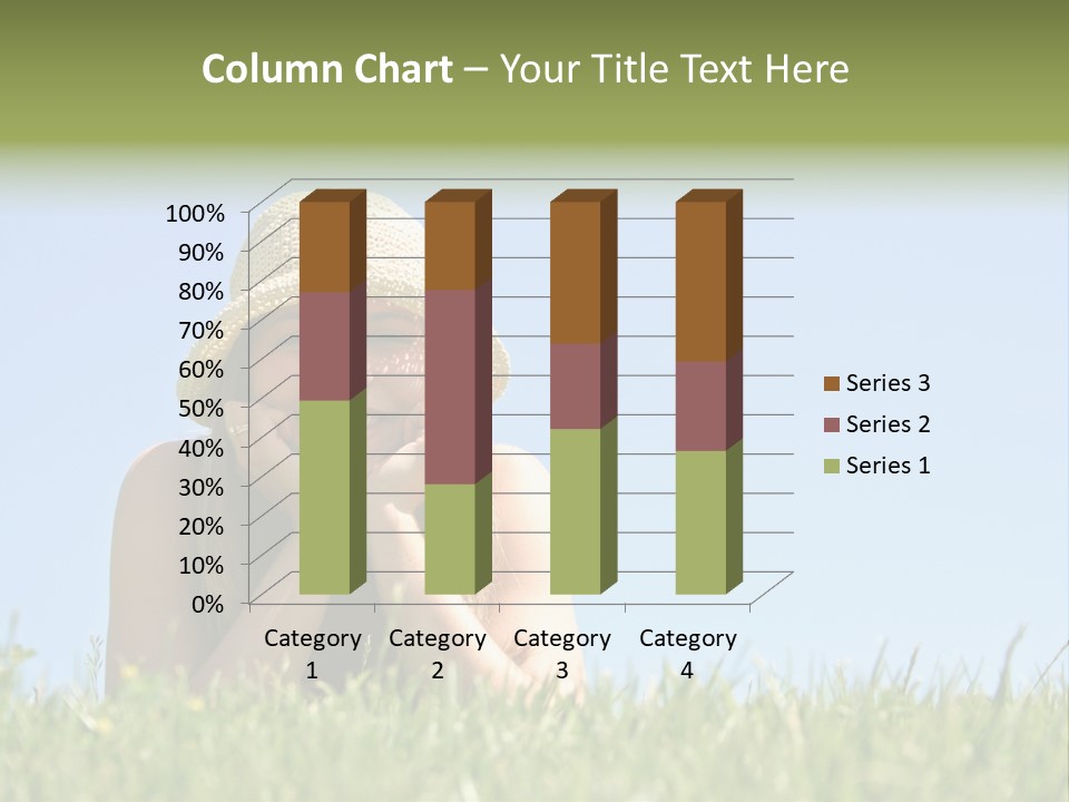 Peaceful Young Femininity PowerPoint Template