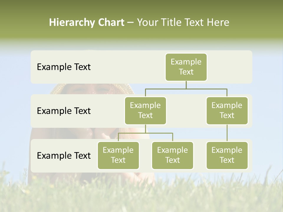 Peaceful Young Femininity PowerPoint Template