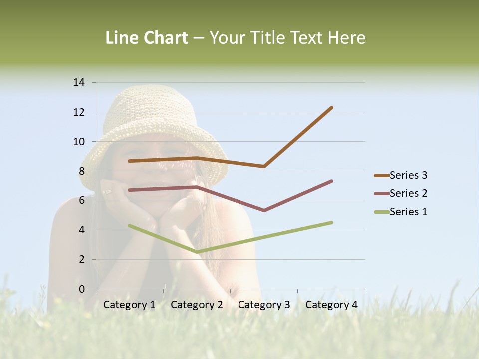 Peaceful Young Femininity PowerPoint Template