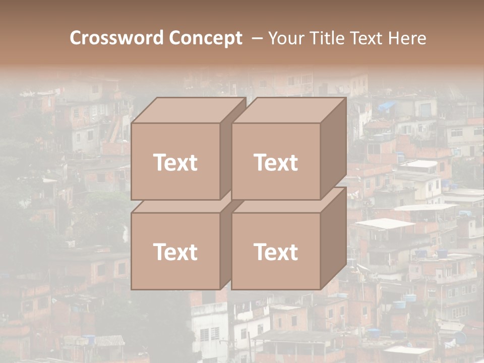 Brazil House Poverty PowerPoint Template