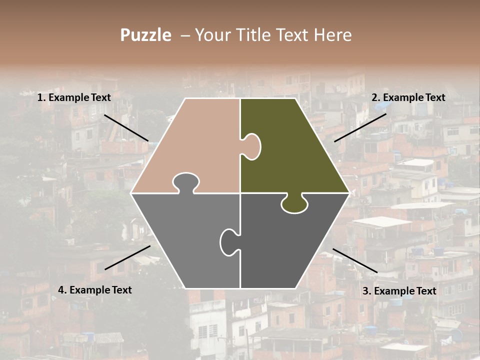 Brazil House Poverty PowerPoint Template