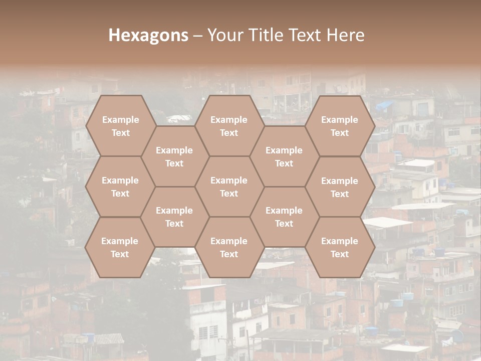 Brazil House Poverty PowerPoint Template