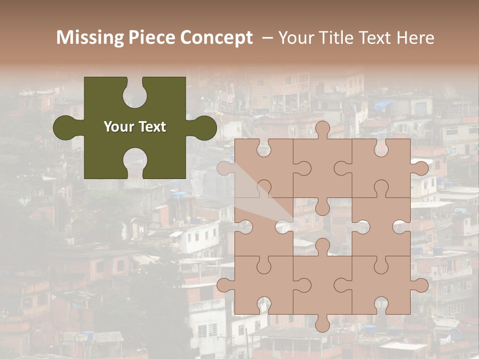 Brazil House Poverty PowerPoint Template