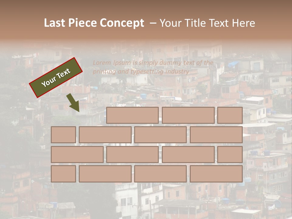 Brazil House Poverty PowerPoint Template