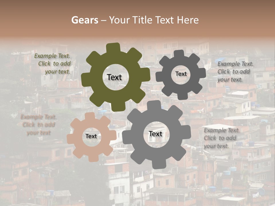 Brazil House Poverty PowerPoint Template