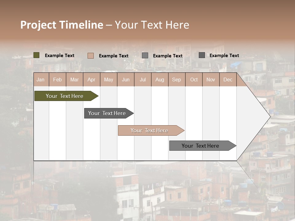 Brazil House Poverty PowerPoint Template