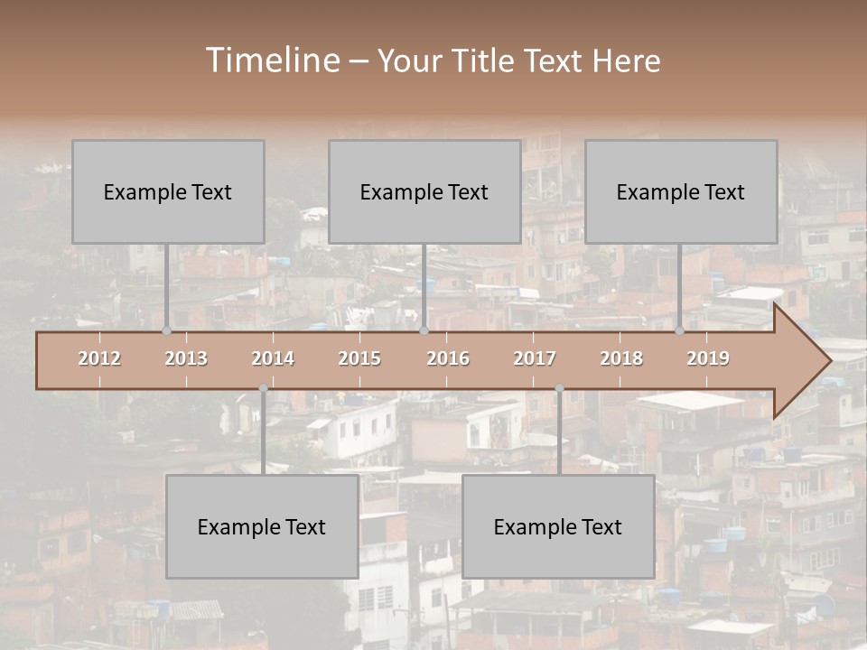 Brazil House Poverty PowerPoint Template