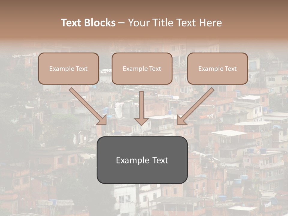 Brazil House Poverty PowerPoint Template